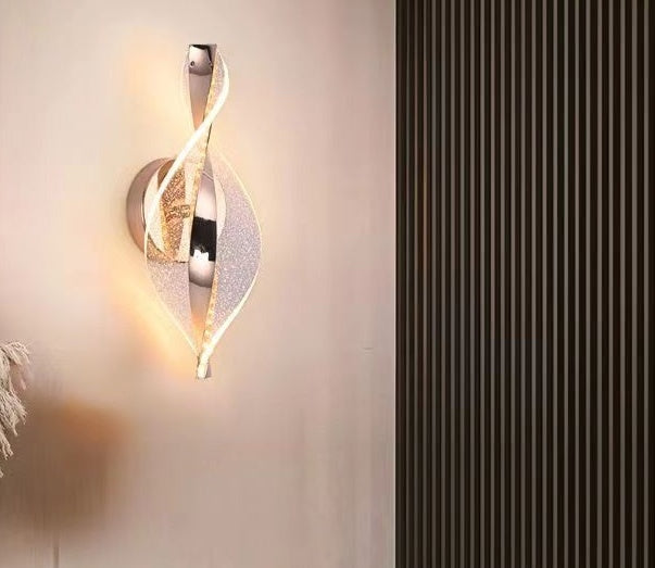 Modern Minimalist Living Room Television Background Wall Wall Lamp