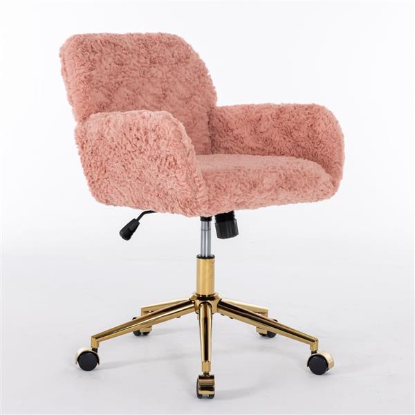 Furniture Office Chairs, Adjustable Desk Chairs, Swivel Office Chairs-pink-