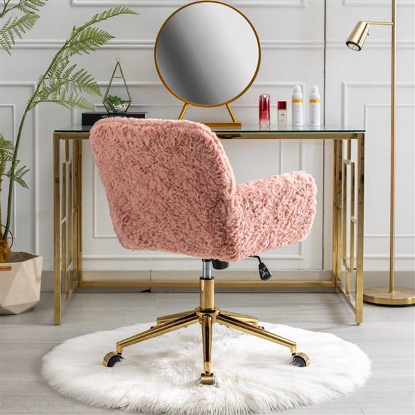Furniture Office Chairs, Adjustable Desk Chairs, Swivel Office Chairs-pink-