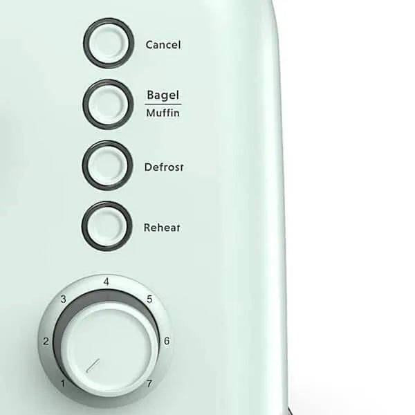 Retro 4-Slice Metal Toaster, Extra Wide Slots, Retro Stainless Steel With High Lift Lever, Bagel And Muffin Function, Removal Crumb Tray, 7-Shade Settings